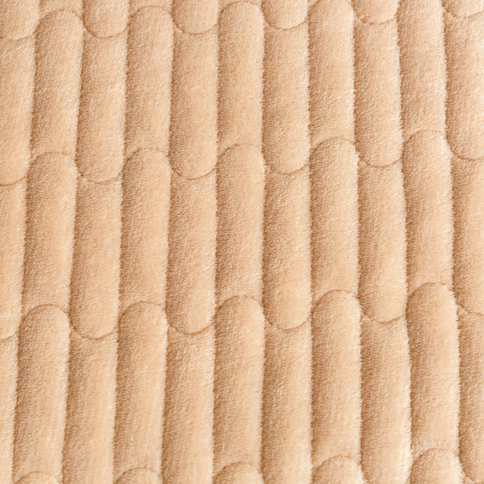 91家纺网 家纺一手货源 找家纺 梓依家纺 2025新款牛奶绒单床裙款蕾丝床盖三件套四件套 奶茶色