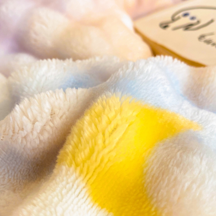 91家纺网 家纺一手货源 找家纺 眠博士 2025新款时尚印花兔绒牛奶绒保暖四件套 兔绒印花-渐变星空