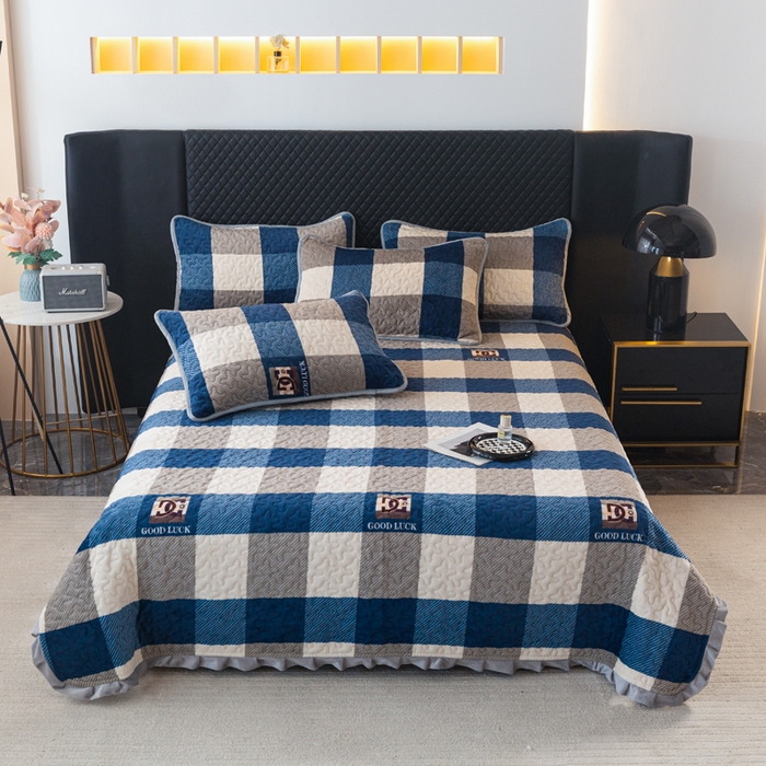 91家纺网 家纺一手货源 找家纺 （总）梓依家纺 2025新款牛奶绒花边单床盖三件套四件套