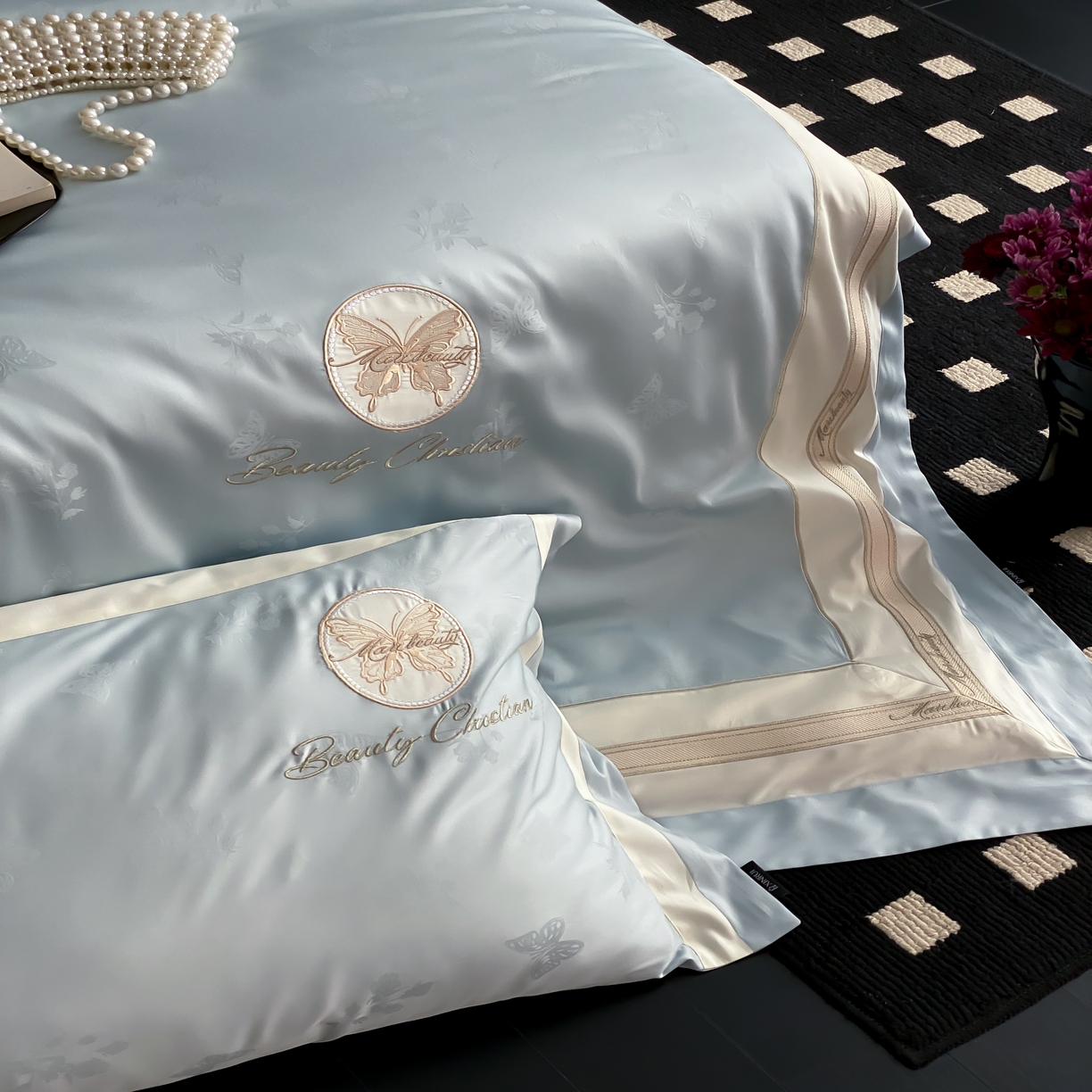 91家纺网 家纺一手货源 找家纺 （总）馨蕊家居 2025新款四件套-棉曼妙