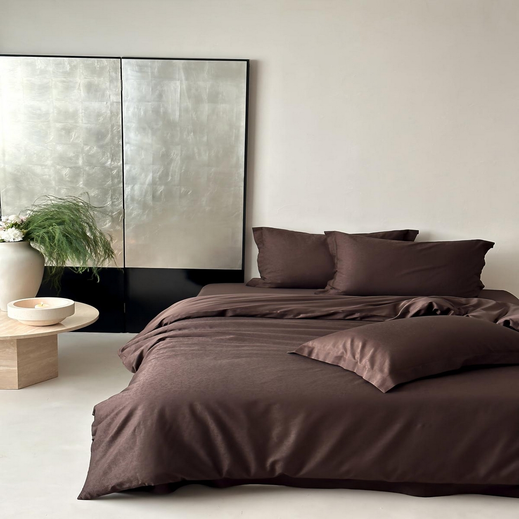 91家纺网 家纺一手货源 找家纺 （总）馨蕊家居 2025秋冬新款全棉高定典藏提花系列-鸢尾咖 （非会员+20）控价不低于238/268/288