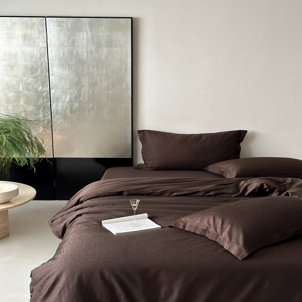 91家纺网 家纺一手货源 找家纺 （总）馨蕊家居 2025秋冬新款全棉高定典藏提花系列-鸢尾咖 （非会员+20）控价不低于238/268/288