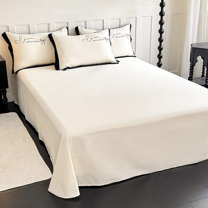 91家纺网 家纺一手货源 找家纺 （总）理想家家纺 2025新款纯棉轻奢刺绣四件套-小秘密系列