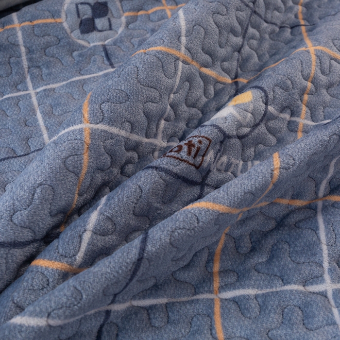 91家纺网 家纺一手货源 找家纺 梓依家纺 2025新款牛奶绒花边单床盖三件套四件套 宝利格