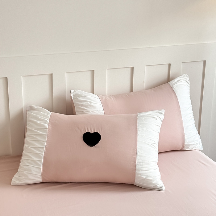 91家纺网 家纺一手货源 找家纺 理想家家纺 2025新款纯棉轻奢刺绣四件套-心愿系列 心愿-粉