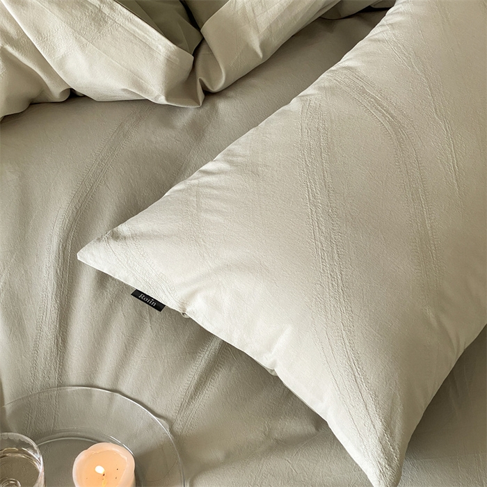 91家纺网 家纺一手货源 找家纺 （总）玉宇阁家居 2025秋冬新品磨毛大提花四件套  简约款