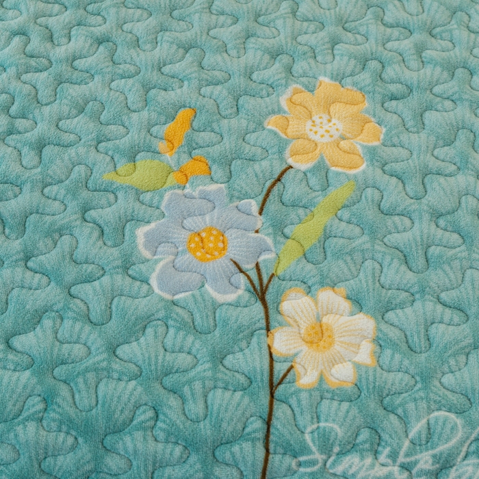 91家纺网 家纺一手货源 找家纺 梓依家纺 2025新款牛奶绒花边单床盖三件套四件套 花语