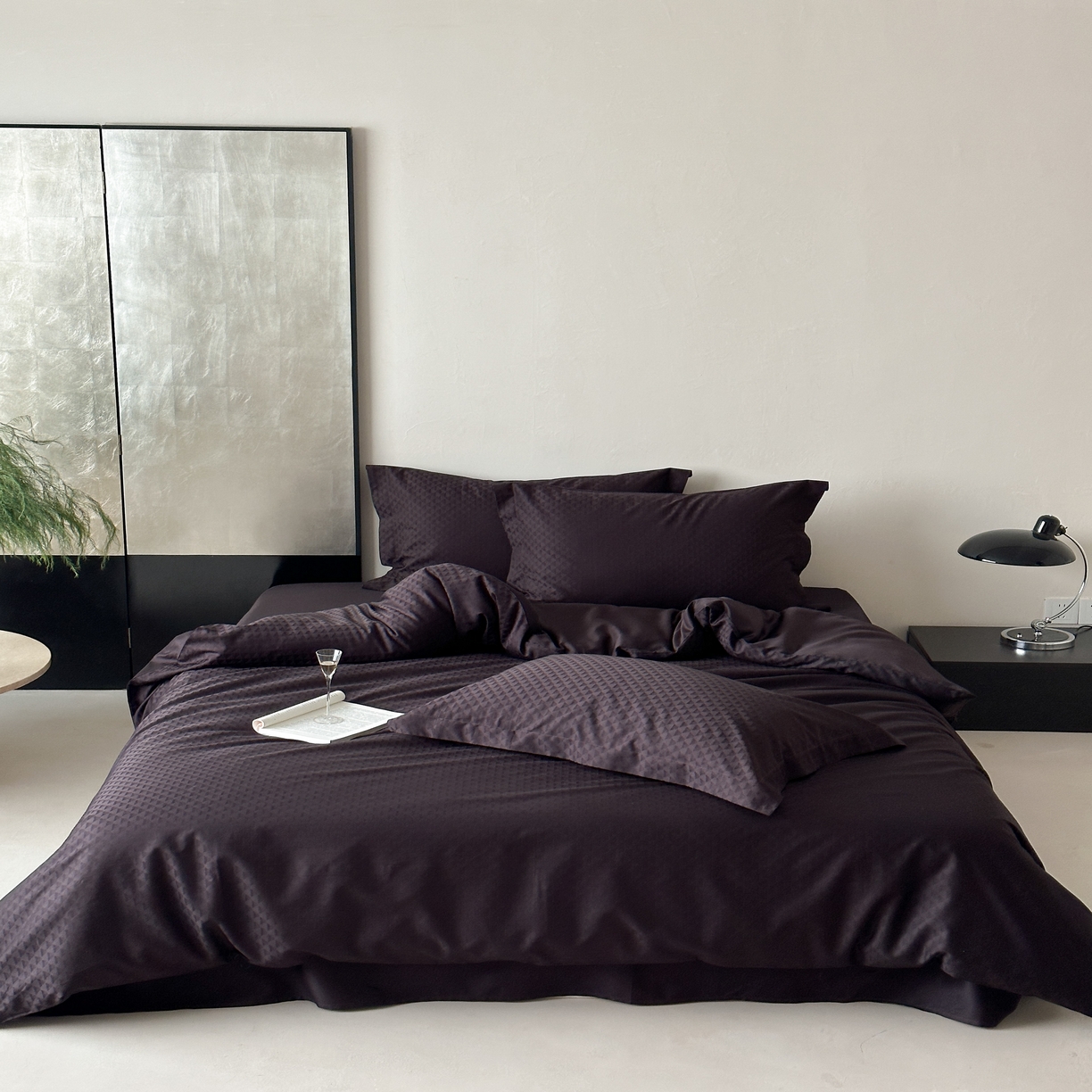 91家纺网 家纺一手货源 找家纺 （总）馨蕊家居 2025秋冬新款全棉高定典藏提花系列-格菱 （非会员+20）控价不低于228/258/278