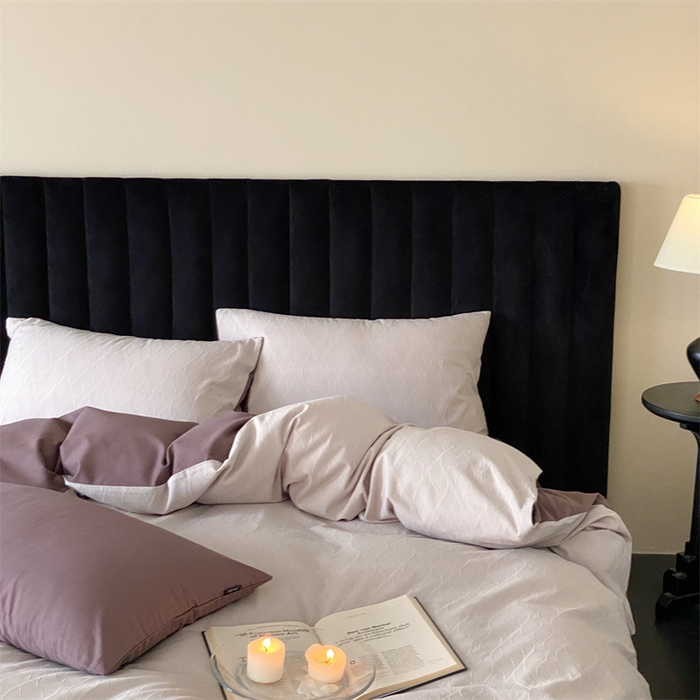 91家纺网 家纺一手货源 找家纺 玉宇阁家居 2025秋冬新品磨毛大提花四件套  简约款 云玺-月见苏梅