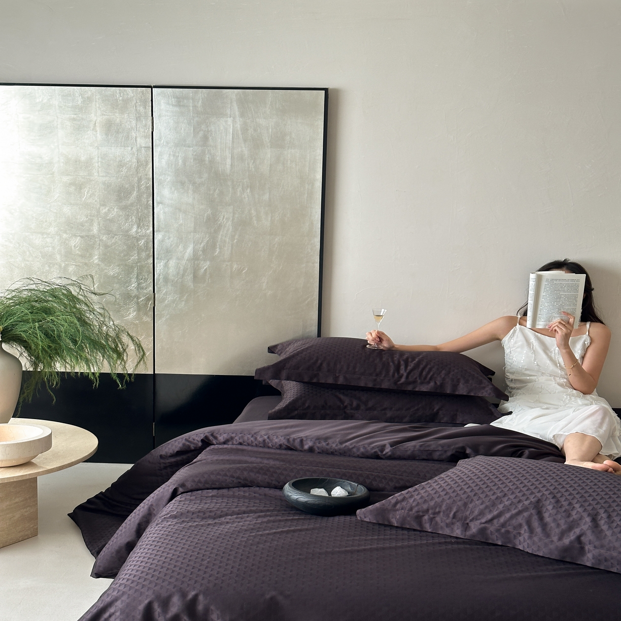 91家纺网 家纺一手货源 找家纺 （总）馨蕊家居 2025秋冬新款全棉高定典藏提花系列-格菱 （非会员+20）控价不低于228/258/278