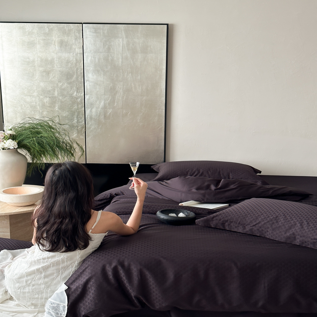 91家纺网 家纺一手货源 找家纺 （总）馨蕊家居 2025秋冬新款全棉高定典藏提花系列-格菱 （非会员+20）控价不低于228/258/278