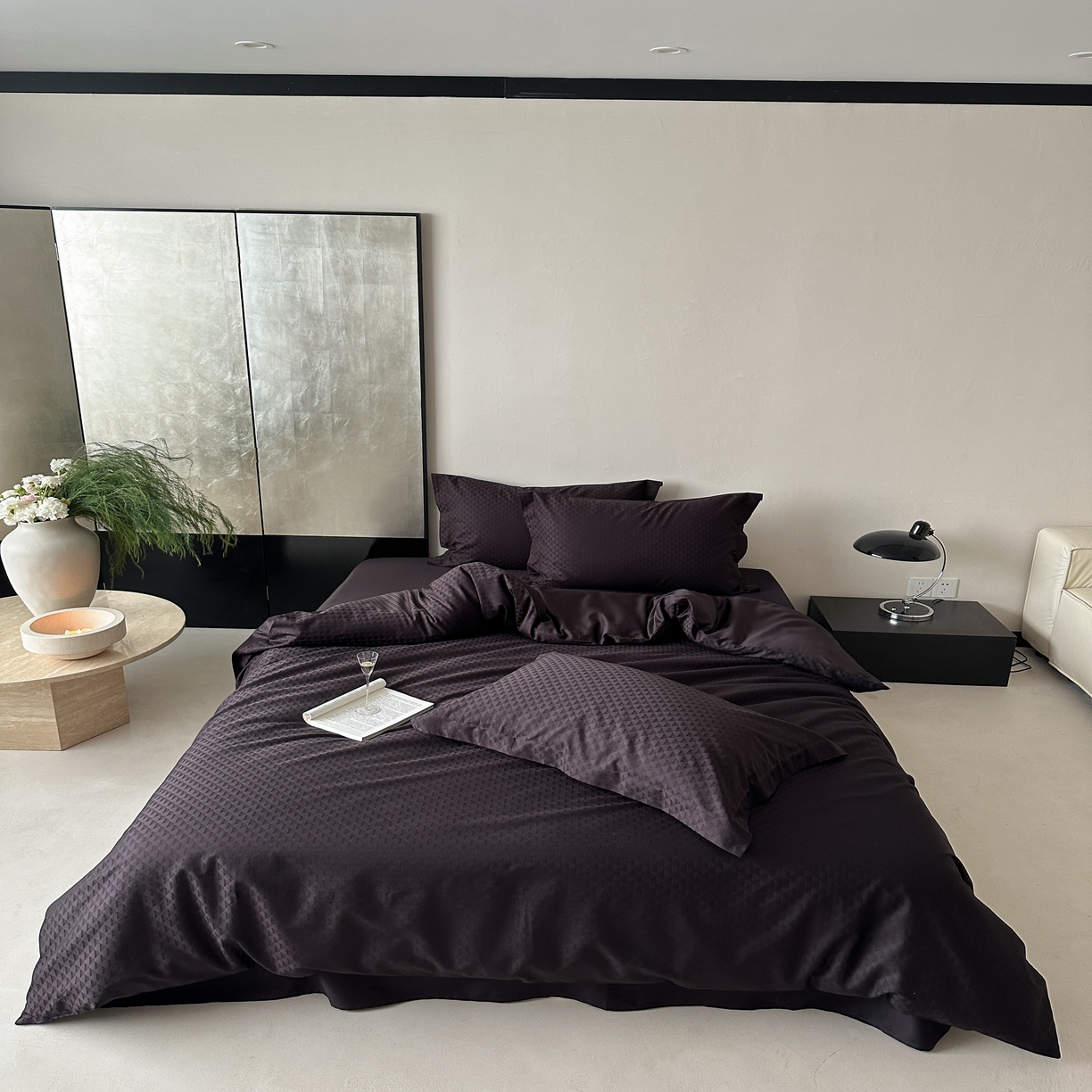 91家纺网 家纺一手货源 找家纺 （总）馨蕊家居 2025秋冬新款全棉高定典藏提花系列-格菱 （非会员+20）控价不低于228/258/278