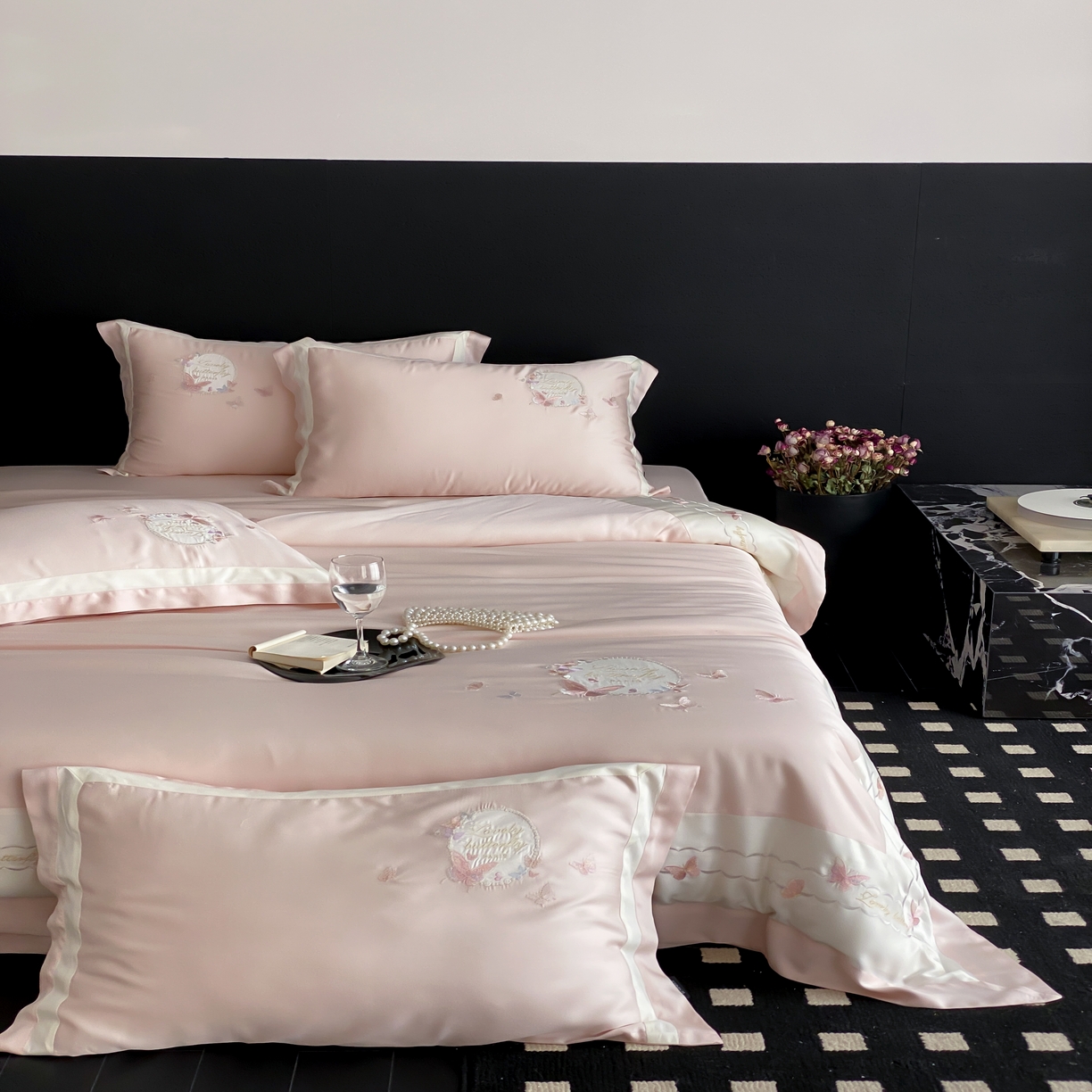 91家纺网 家纺一手货源 找家纺 （总）馨蕊家居 2025新款四件套-棉芳华