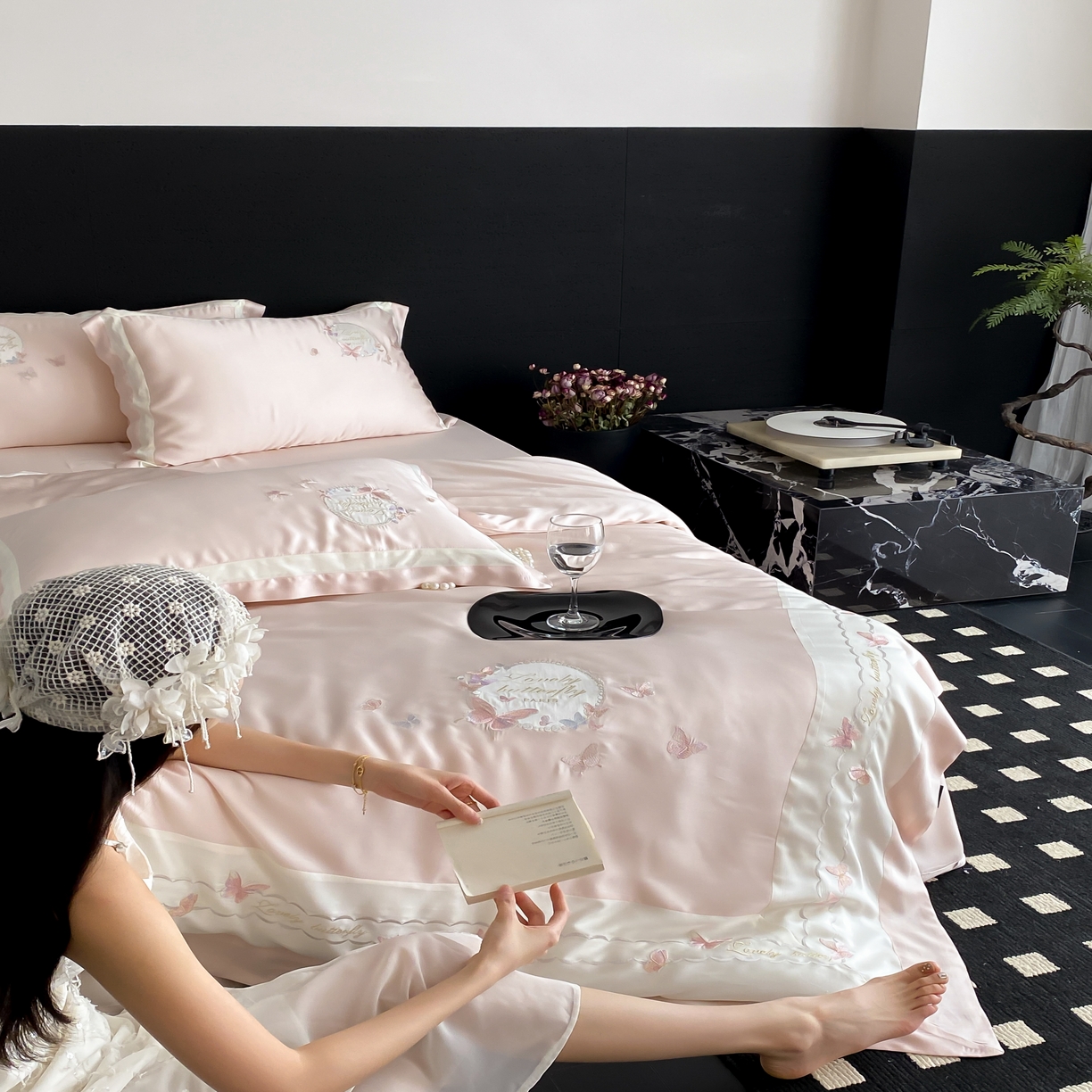 91家纺网 家纺一手货源 找家纺 （总）馨蕊家居 2025新款四件套-棉芳华