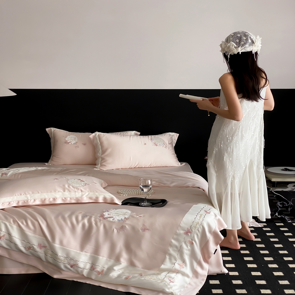 91家纺网 家纺一手货源 找家纺 （总）馨蕊家居 2025新款四件套-棉芳华