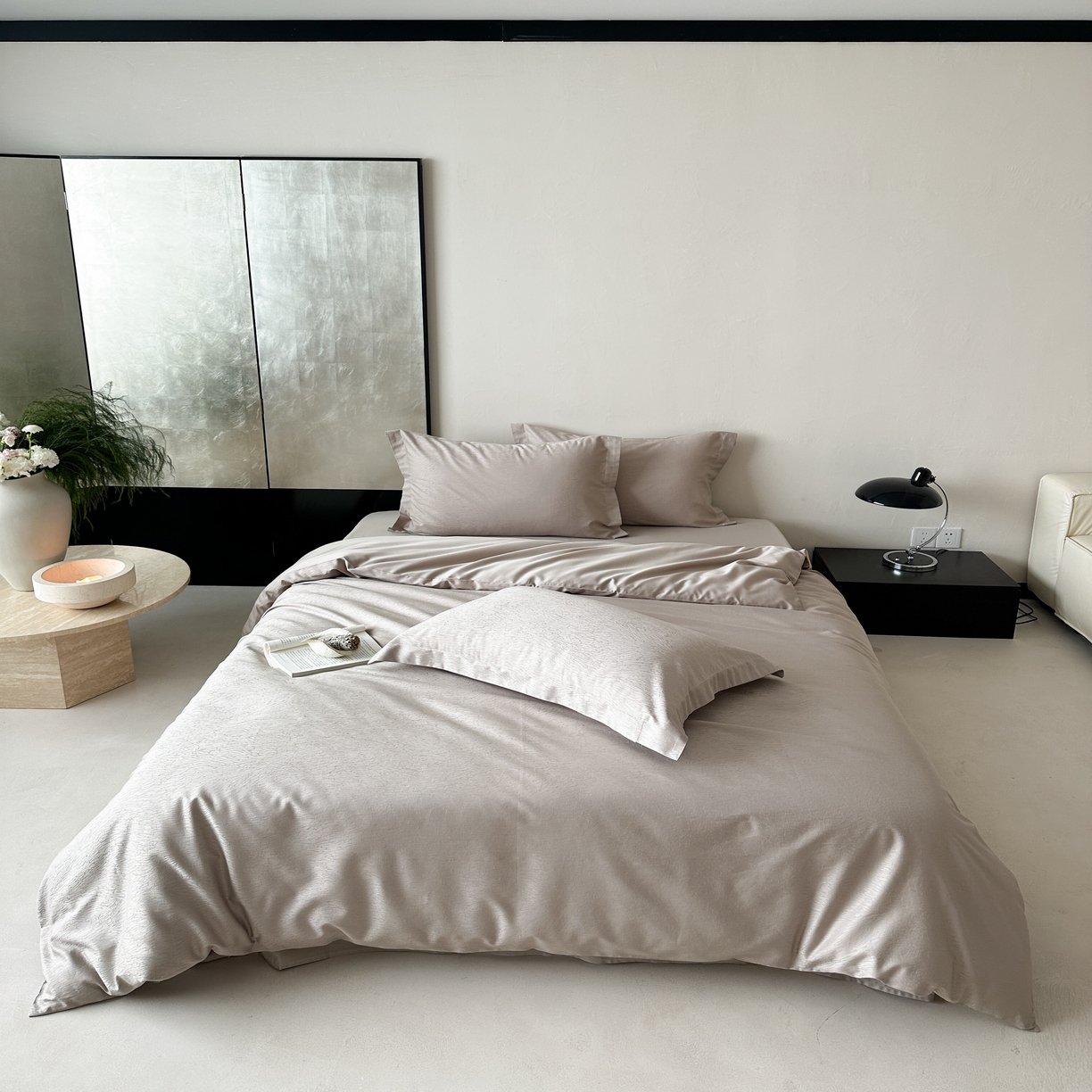 （总）馨蕊家居 2025秋冬新款全棉高定典藏提花系列-流光-香槟 （非会员+20）控价不低于218/248/268