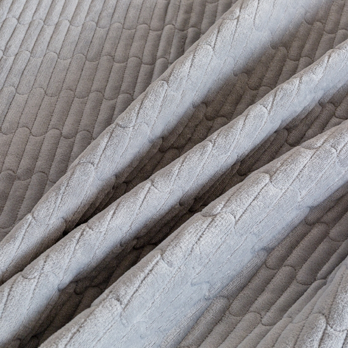 91家纺网 家纺一手货源 找家纺 梓依家纺 2025新款牛奶绒花边单床盖三件套四件套 优雅灰