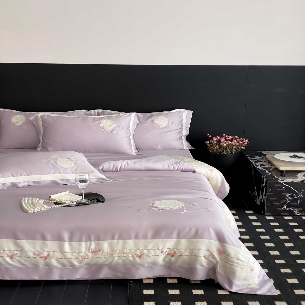 馨蕊家居 2025新款四件套-棉芳华 芳华-婉若紫