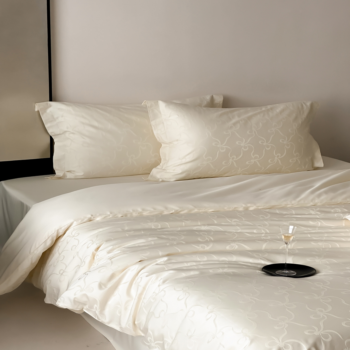 91家纺网 家纺一手货源 找家纺 （总）馨蕊家居 2025秋冬新款全棉高定典藏提花系列-可颂 （非会员+20）控价不低于218/248/268 