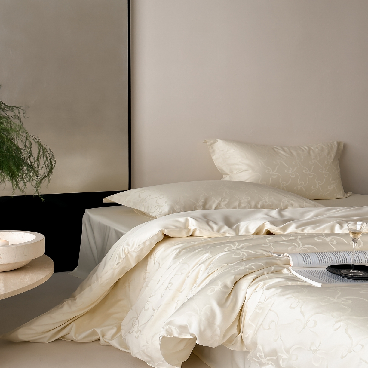 91家纺网 家纺一手货源 找家纺 （总）馨蕊家居 2025秋冬新款全棉高定典藏提花系列-可颂 （非会员+20）控价不低于218/248/268 