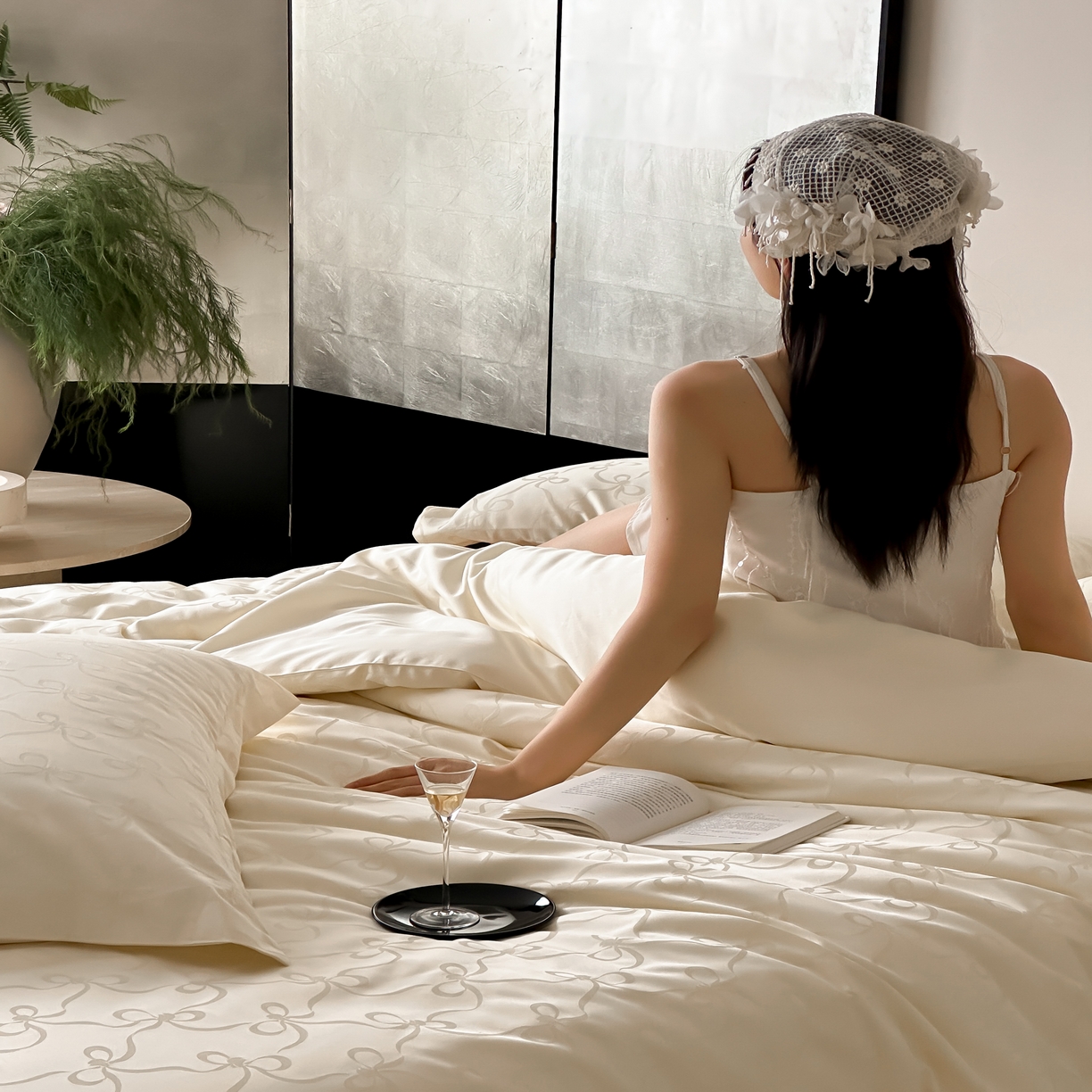 91家纺网 家纺一手货源 找家纺 （总）馨蕊家居 2025秋冬新款全棉高定典藏提花系列-可颂 （非会员+20）控价不低于218/248/268 