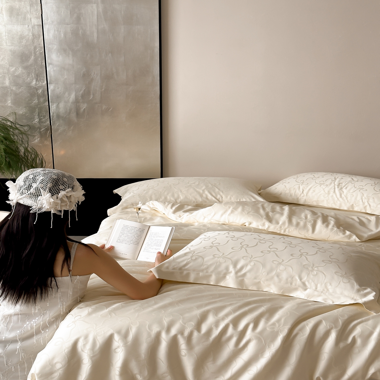 91家纺网 家纺一手货源 找家纺 （总）馨蕊家居 2025秋冬新款全棉高定典藏提花系列-可颂 （非会员+20）控价不低于218/248/268 