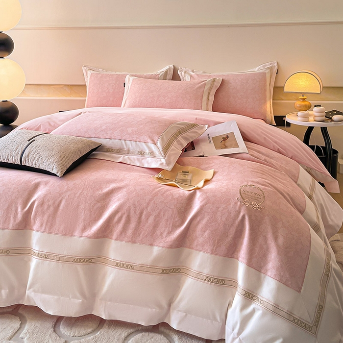 91家纺网 家纺一手货源 找家纺 （总）2025年新款秋冬加厚A类全棉磨毛双面保暖四件套纯棉数码印花全工艺刺绣轻奢风床上用品