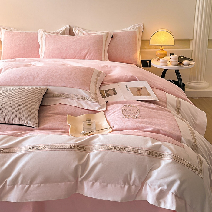 91家纺网 家纺一手货源 找家纺 （总）2025年新款秋冬加厚A类全棉磨毛双面保暖四件套纯棉数码印花全工艺刺绣轻奢风床上用品