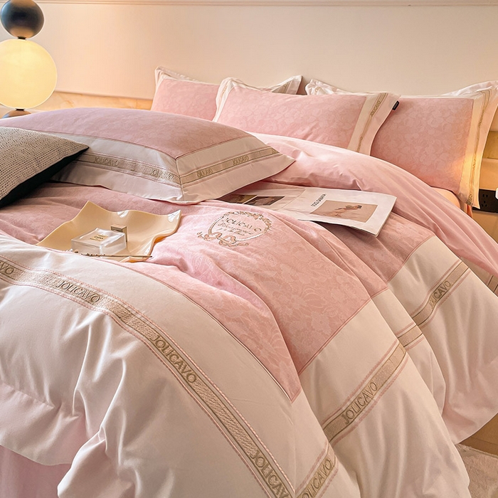 91家纺网 家纺一手货源 找家纺 （总）2025年新款秋冬加厚A类全棉磨毛双面保暖四件套纯棉数码印花全工艺刺绣轻奢风床上用品