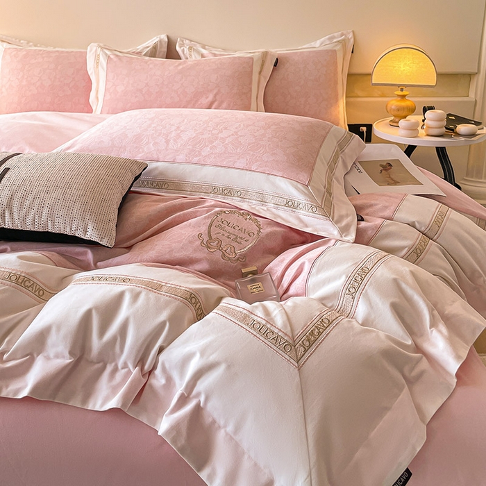 （总）2025年新款秋冬加厚A类全棉磨毛双面保暖四件套纯棉数码印花全工艺刺绣轻奢风床上用品