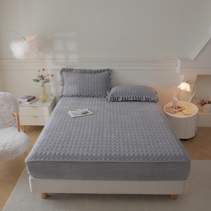 91家纺网 家纺一手货源 找家纺 （总）怡源梦  2025新款夹棉床笠-甜心公主系列