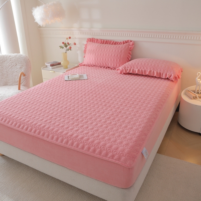 91家纺网 家纺一手货源 找家纺 （总）怡源梦  2025新款夹棉床笠-甜心公主系列