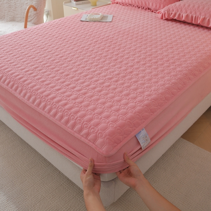 91家纺网 家纺一手货源 找家纺 （总）怡源梦  2025新款夹棉床笠-甜心公主系列