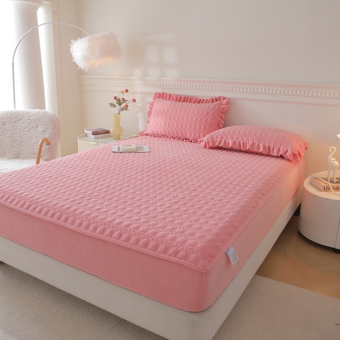 91家纺网 家纺一手货源 找家纺 （总）怡源梦  2025新款夹棉床笠-甜心公主系列