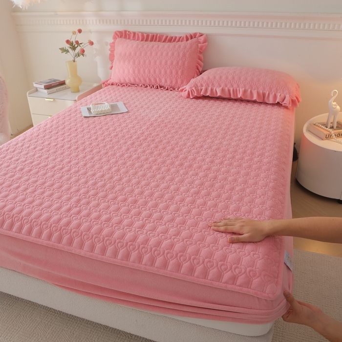 91家纺网 家纺一手货源 找家纺 （总）怡源梦  2025新款夹棉床笠-甜心公主系列