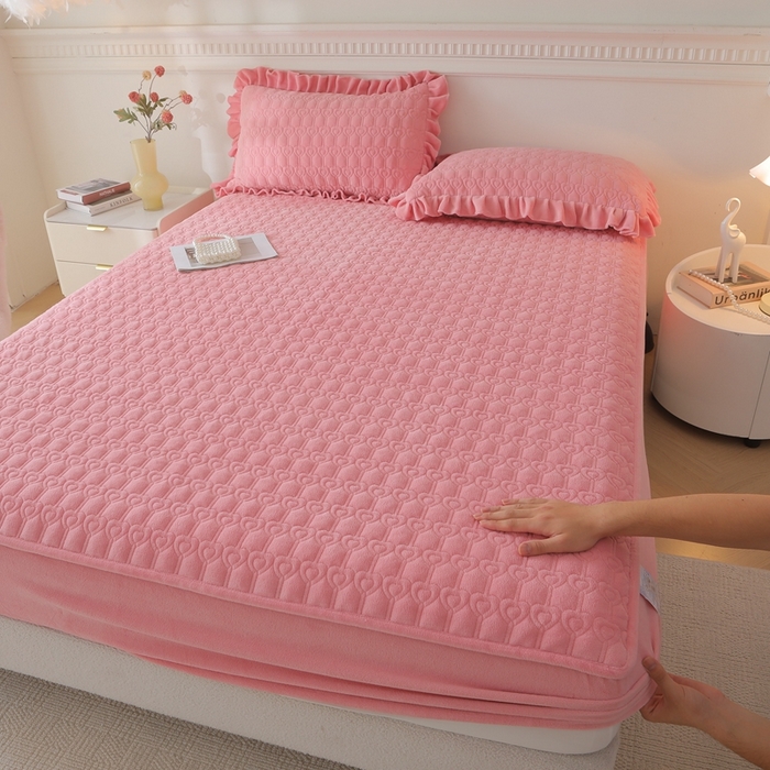 91家纺网 家纺一手货源 找家纺 （总）怡源梦  2025新款夹棉床笠-甜心公主系列