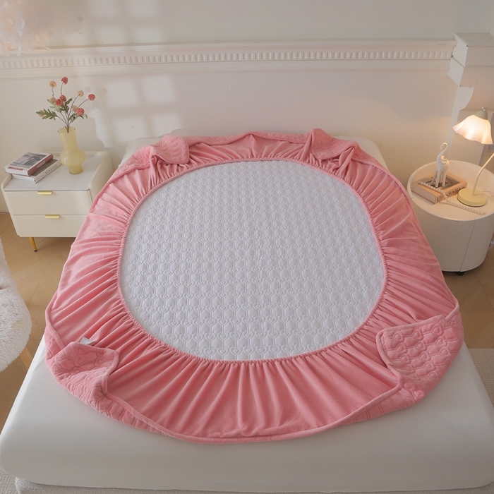 91家纺网 家纺一手货源 找家纺 （总）怡源梦  2025新款夹棉床笠-甜心公主系列