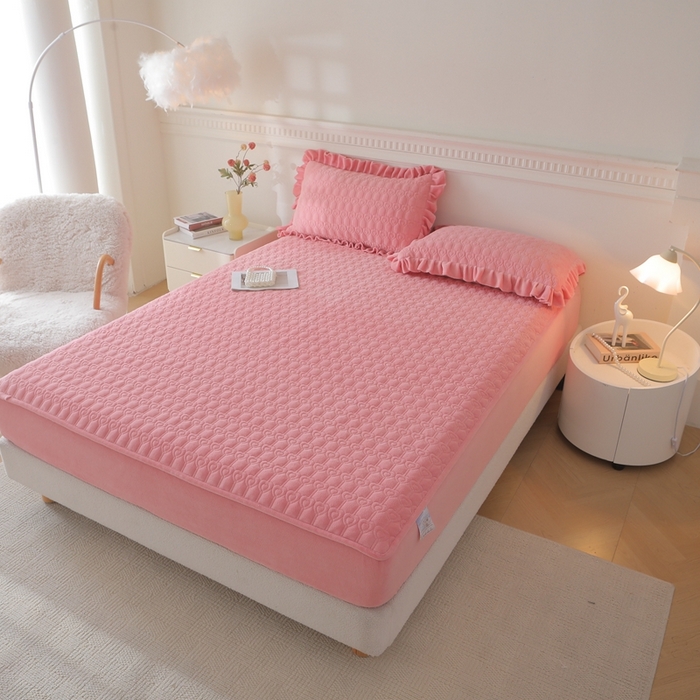 91家纺网 家纺一手货源 找家纺 （总）怡源梦  2025新款夹棉床笠-甜心公主系列