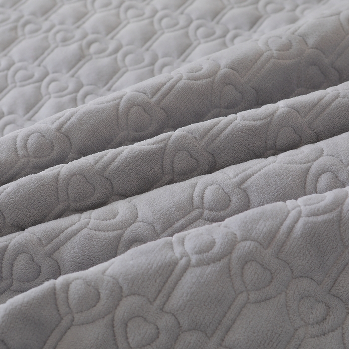 91家纺网 家纺一手货源 找家纺 怡源梦  2025新款夹棉床笠-甜心公主系列 灰色