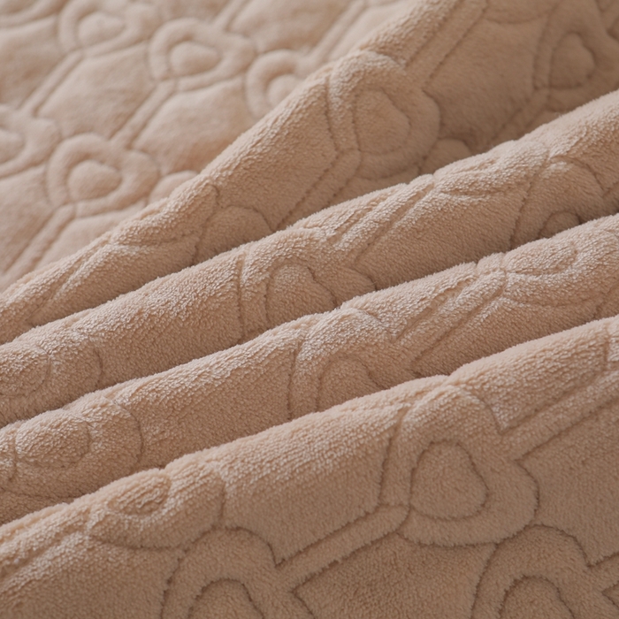 91家纺网 家纺一手货源 找家纺 怡源梦  2025新款夹棉床笠-甜心公主系列 咖色