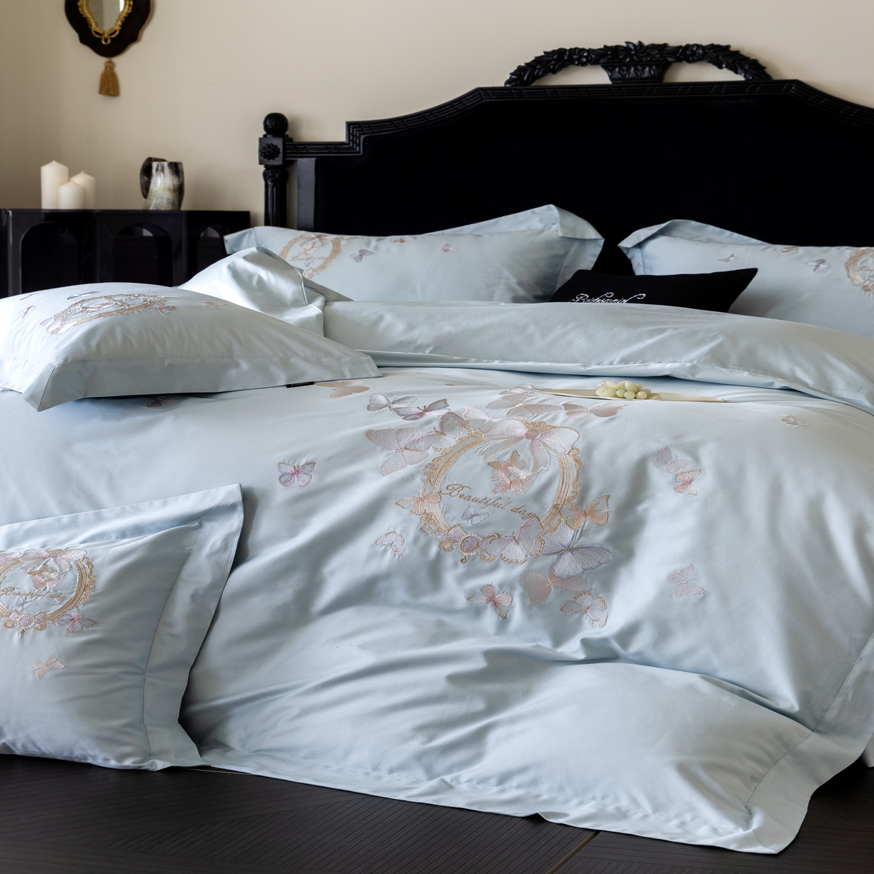 91家纺网 家纺一手货源 找家纺 （总）馨蕊家居 2025新款四件套-花棠新