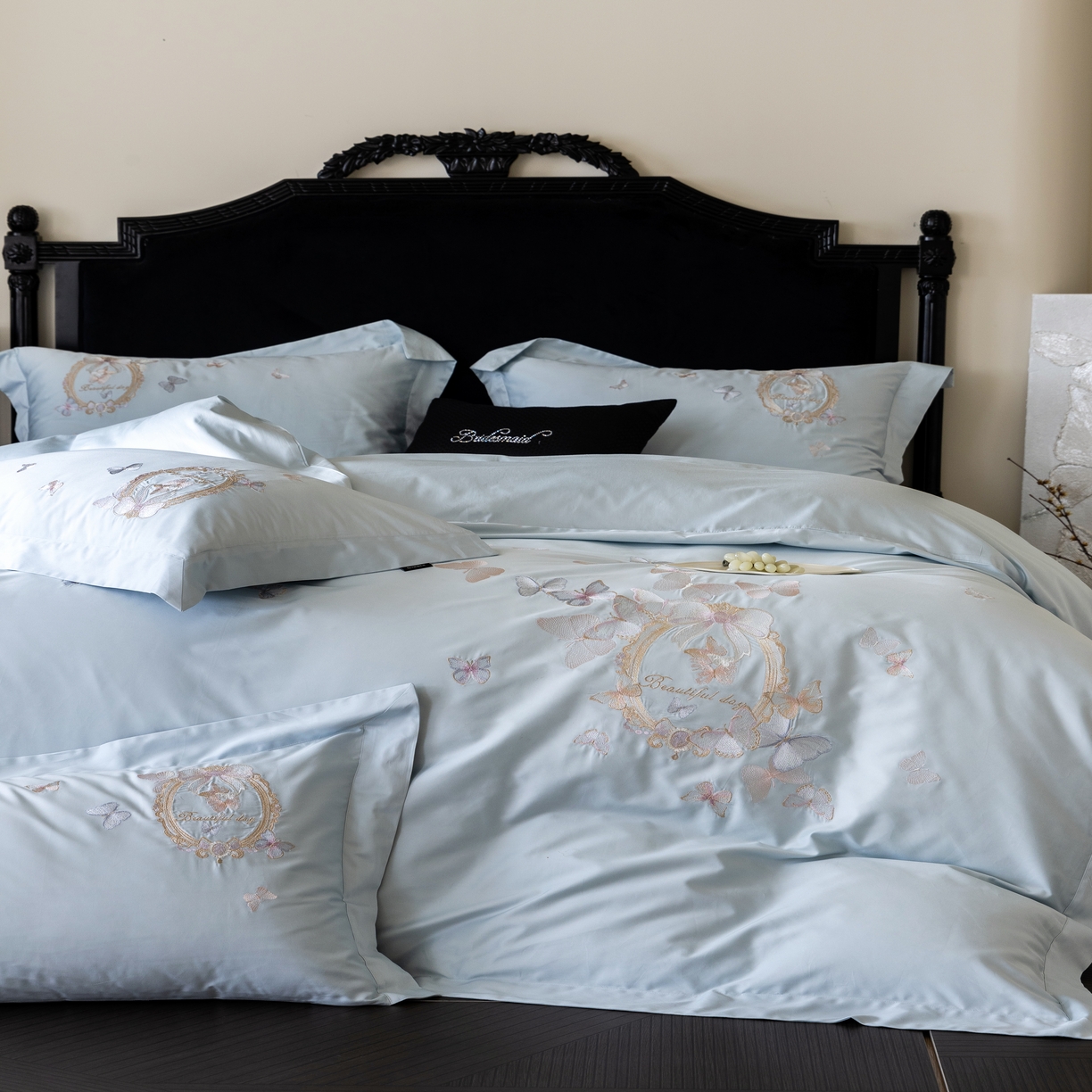 91家纺网 家纺一手货源 找家纺 （总）馨蕊家居 2025新款四件套-花棠新