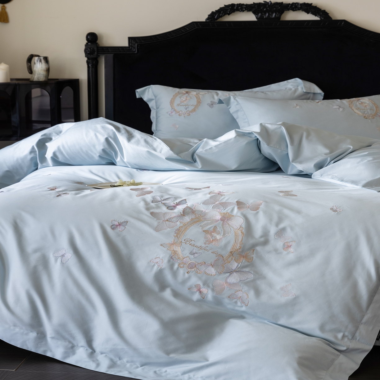 91家纺网 家纺一手货源 找家纺 （总）馨蕊家居 2025新款四件套-花棠新