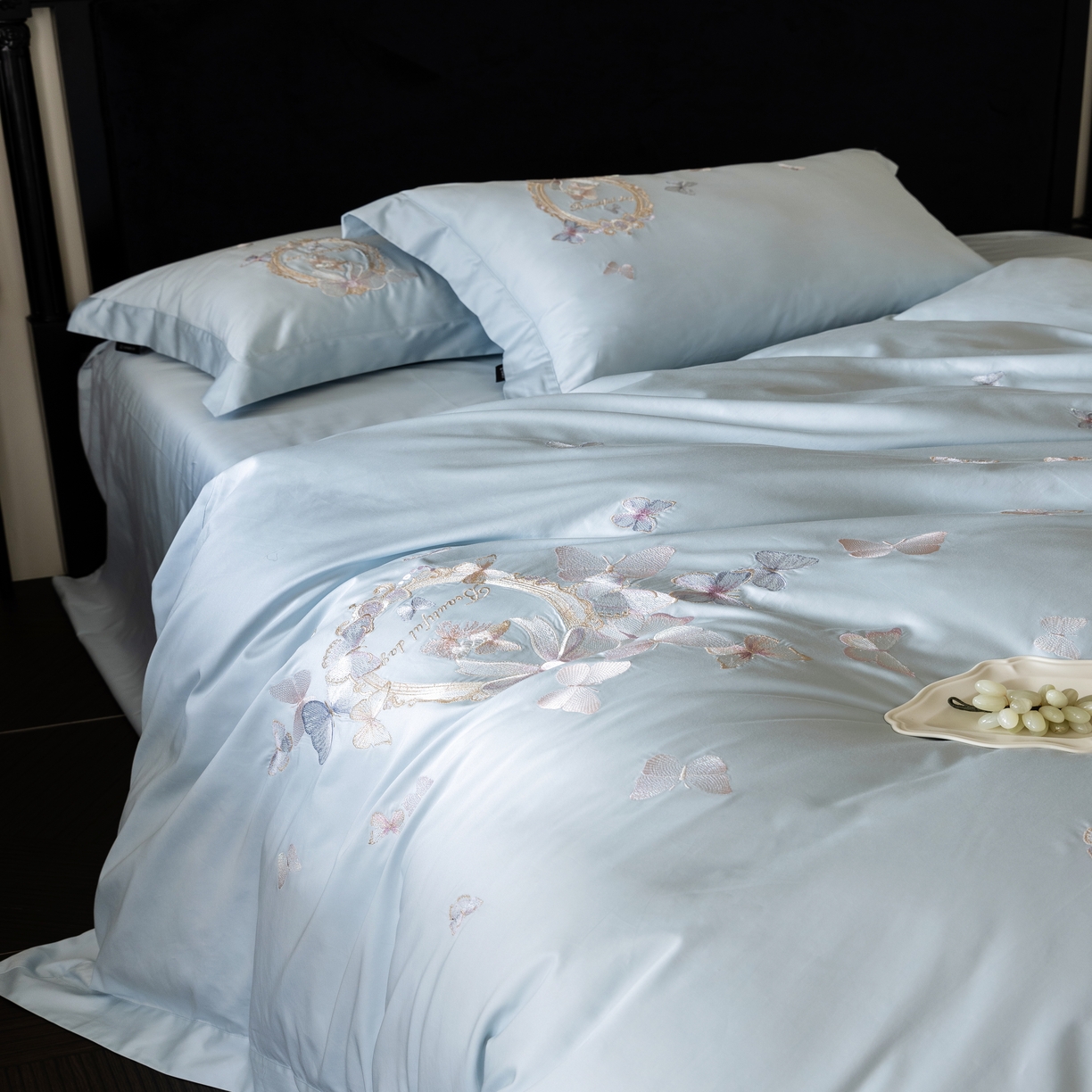 91家纺网 家纺一手货源 找家纺 （总）馨蕊家居 2025新款四件套-花棠新