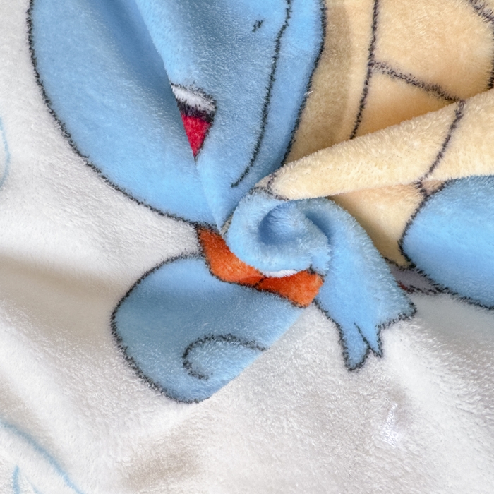 91家纺网 家纺一手货源 找家纺 徕米家居 2025新款双面牛奶绒卡通印花四件套 杰尼龟