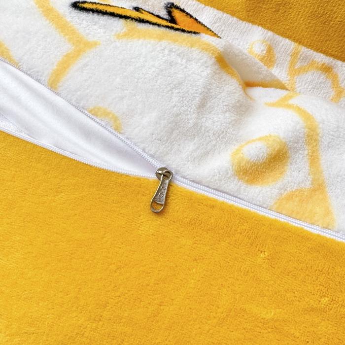 91家纺网 家纺一手货源 找家纺 徕米家居 2025新款双面牛奶绒卡通印花四件套 精灵皮卡丘