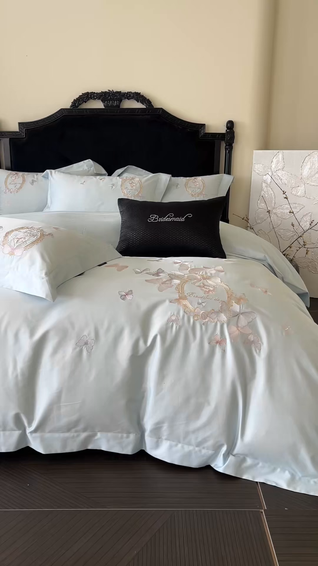 91家纺网 家纺一手货源 找家纺 （总）馨蕊家居 2025新款四件套-花棠新