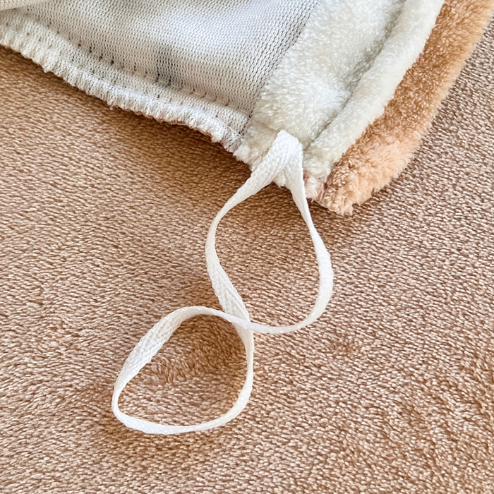 91家纺网 家纺一手货源 找家纺 徕米家居 2025新款双面牛奶绒卡通印花四件套 条纹腊肠狗