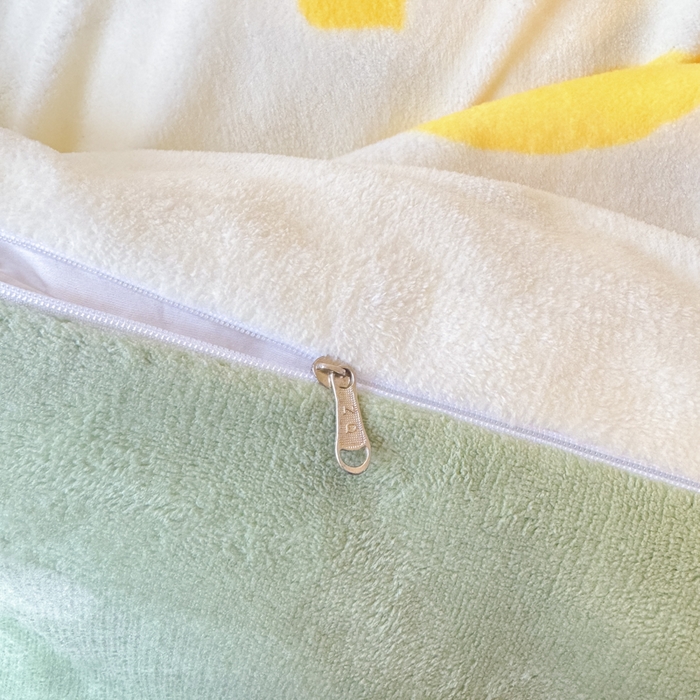 91家纺网 家纺一手货源 找家纺 徕米家居 2025新款双面牛奶绒卡通印花四件套 小火龙