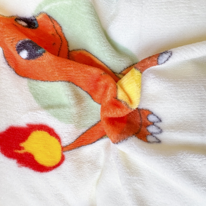 91家纺网 家纺一手货源 找家纺 徕米家居 2025新款双面牛奶绒卡通印花四件套 小火龙